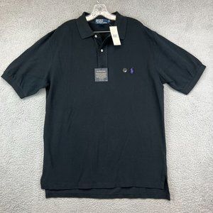 New Polo Ralph Lauren Men's Classic Fit  Polo Shirt L Black